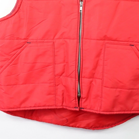 Vintage 90s Full Zip Outdoor Puffer Vest Jacket - Picture 5 of 8